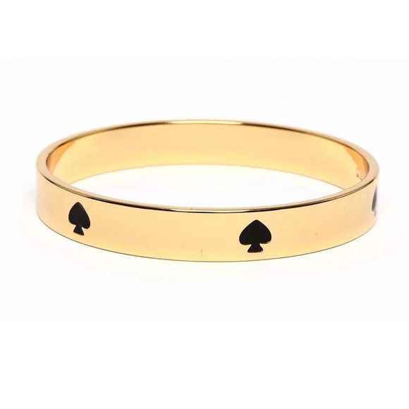Kate Spade Gold and Black Bangle Bracelet - Picture 4 of 9